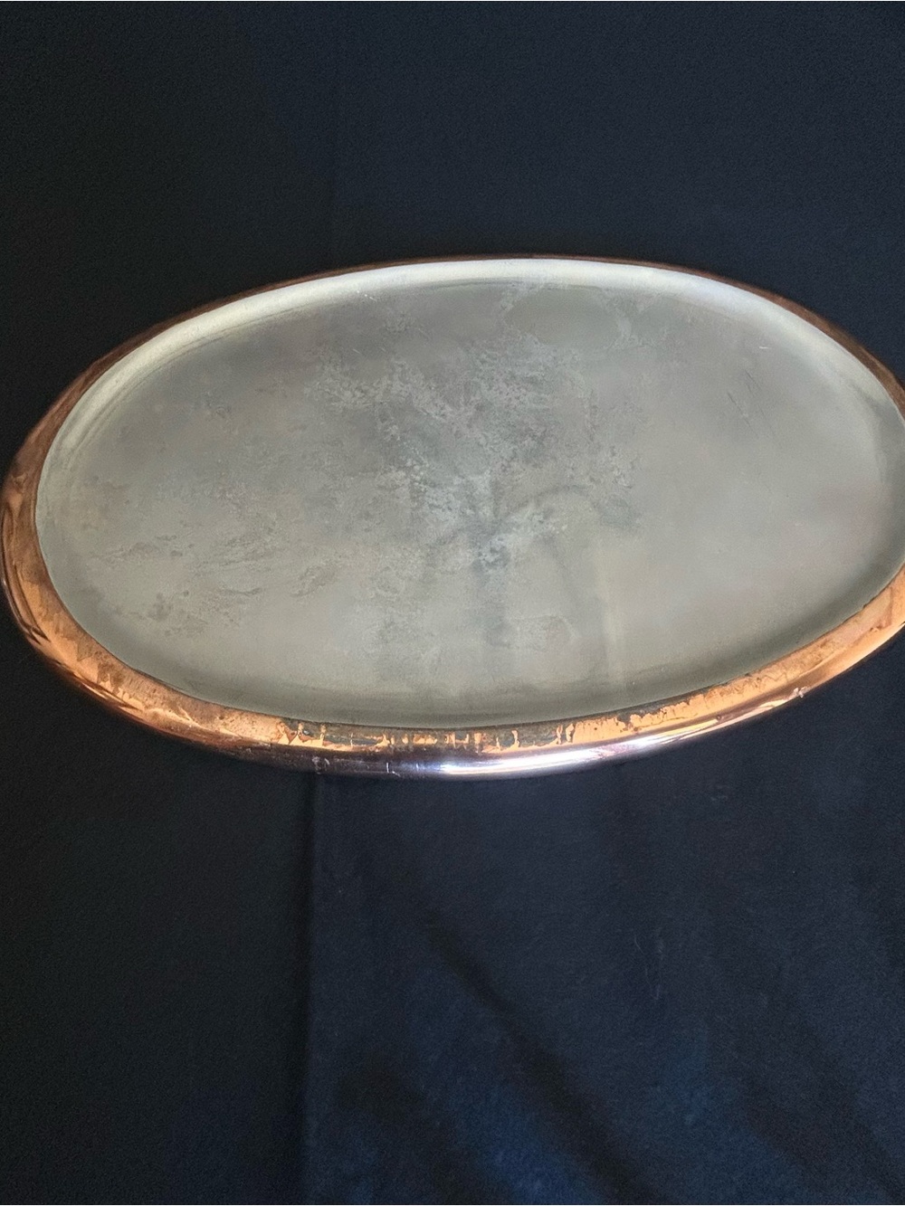 Nambe Copper Platter Tray: Steve Cozzolino 2-Tone (2012)
As-Is, pre-loved